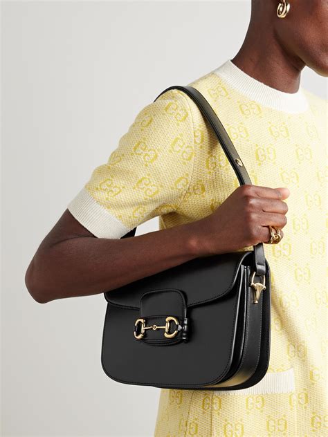 gucci horsebit 1955 black|1955 horsebit shoulder bag.